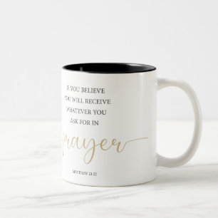 Taza Bicolor Biblia Scripting Coffee Mug