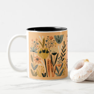 Taza Bicolor Bíblica frente al café Mug, biblia cristiana contr