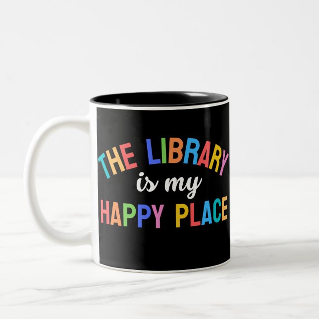 Taza Bicolor Bibliotecario (Izquierda)