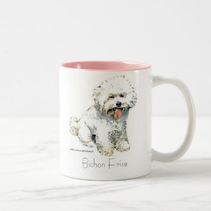 Taza Bicolor Bichon Frise