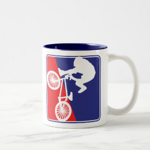 Taza Bicolor Bicicleta BMX