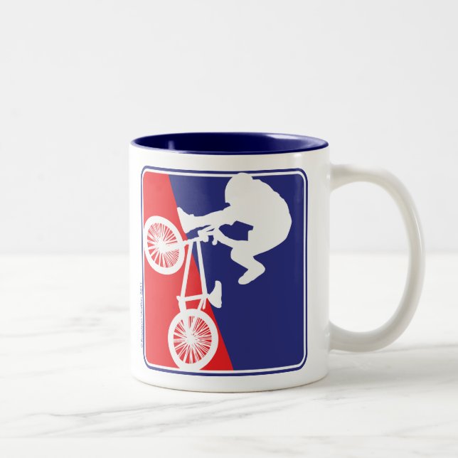 Taza Bicolor Bicicleta BMX (Derecha)