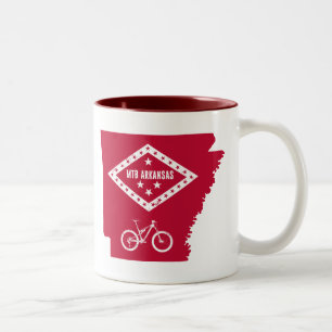 Taza Bicolor Bicicleta de montaña Arkansas