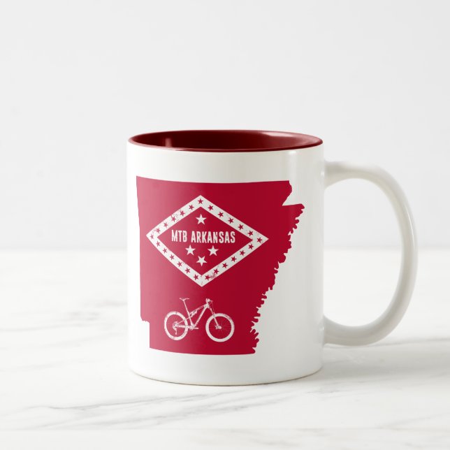 Taza Bicolor Bicicleta de montaña Arkansas (Derecha)