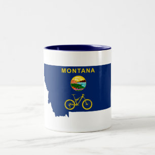 Taza Bicolor Bicicleta de Montaña Montana