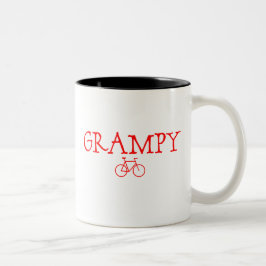 Taza Bicolor Bicicleta roja Grampy