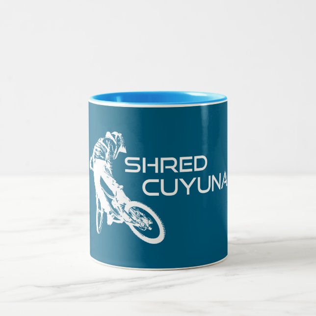 Taza Bicolor Bicicleta Shred Cuyuna Minnesota (Centro)
