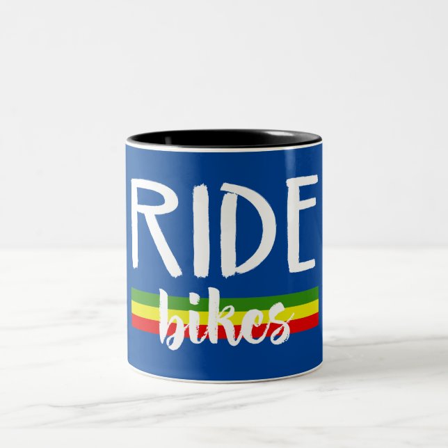 Taza Bicolor Bicicletas (Centro)