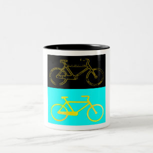 Taza Bicolor Bicicletas