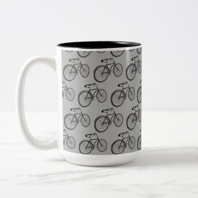 Taza Bicolor Bicicletas (Izquierda)