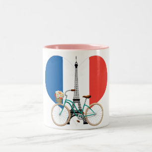 Taza Bicolor Bicycle Two Tone Coffee Mug