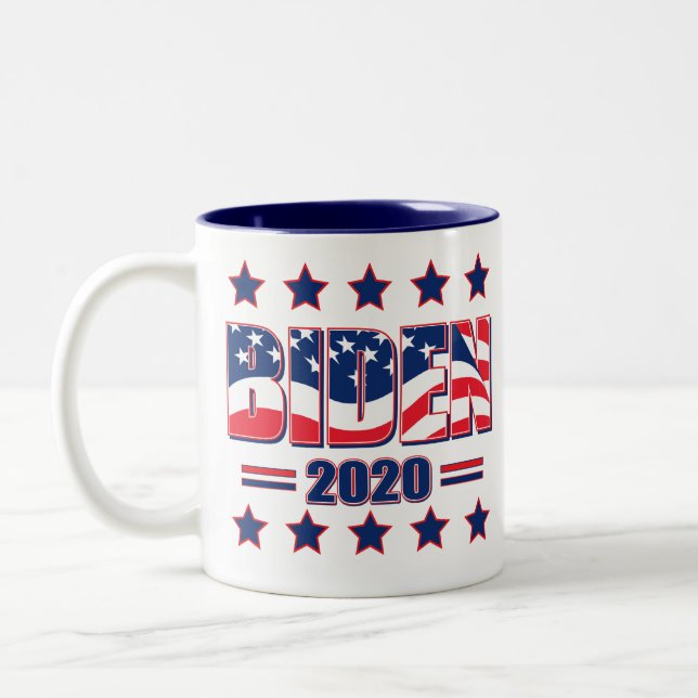 Taza Bicolor BIDEN-2020-Joe Biden presidente (Izquierda)