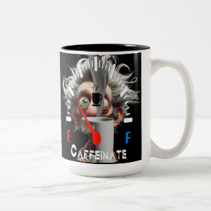 Taza Bicolor Bien Cafeinado