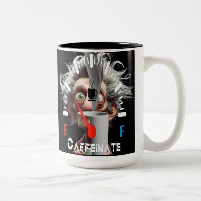 Taza Bicolor Bien Cafeinado (Derecha)