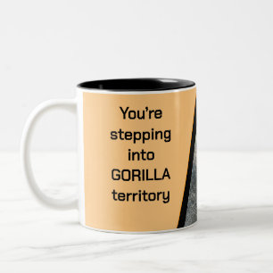 Taza Bicolor Bienvenida Gorilla