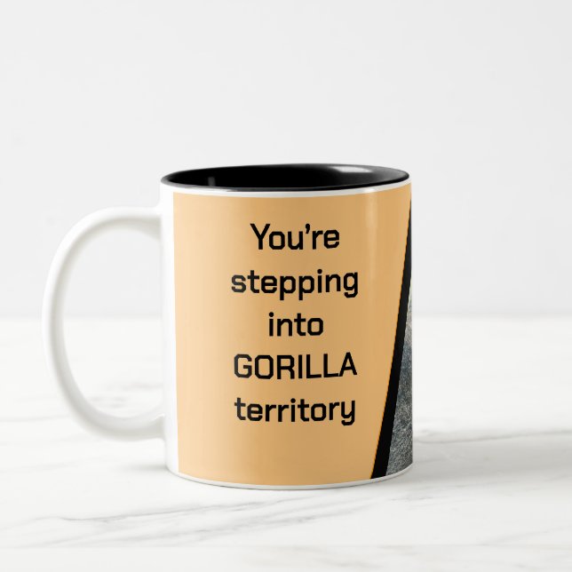 Taza Bicolor Bienvenida Gorilla (Izquierda)