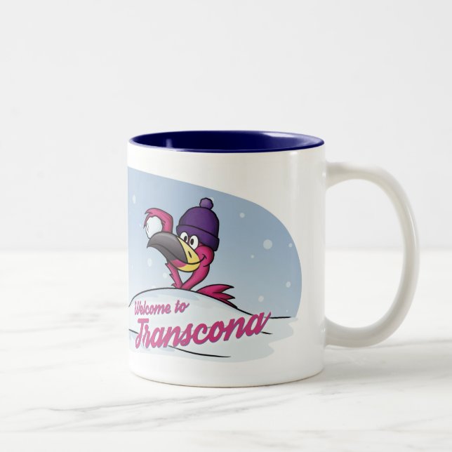 Taza Bicolor Bienvenido a Transcona (Derecha)