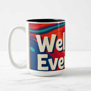 Taza Bicolor Bienvenido en