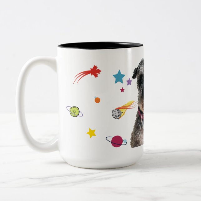 Taza Bicolor Bienvenidos al Café Plutoverso (Izquierda)
