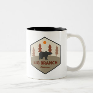 Taza Bicolor Big Branch Wilderness Vermont Bear