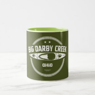 Taza Bicolor Big Darby Creek Ohio en kayak