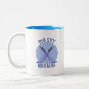 Taza Bicolor Big Sky, Montana