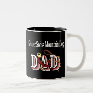 Taza Bicolor Big Swiss Mountain Dog Dad Mug