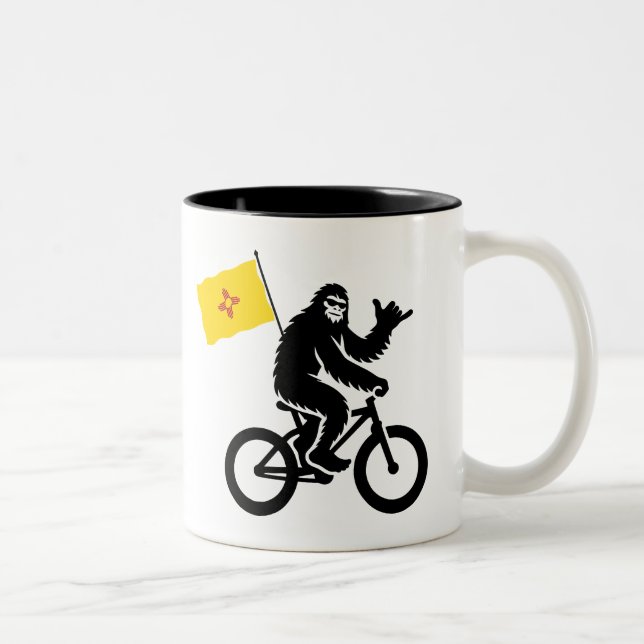 Taza Bicolor Bigfoot Cycling New Mexico Flag (Derecha)