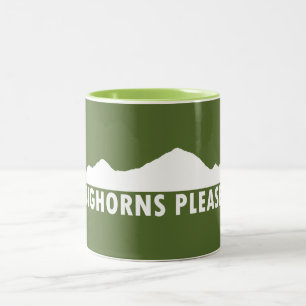 Taza Bicolor Bighorns Por Favor