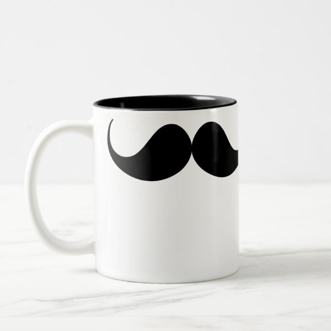 Taza Bicolor Bigote (Izquierda)