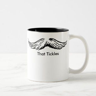 Taza Bicolor Bigote los regalos de Zazzle del MUSEO, esos