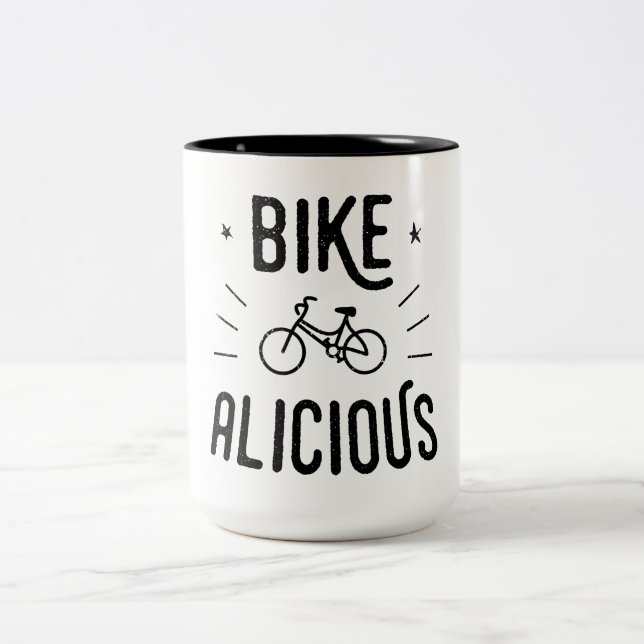 Taza Bicolor Bikealicio (Centro)