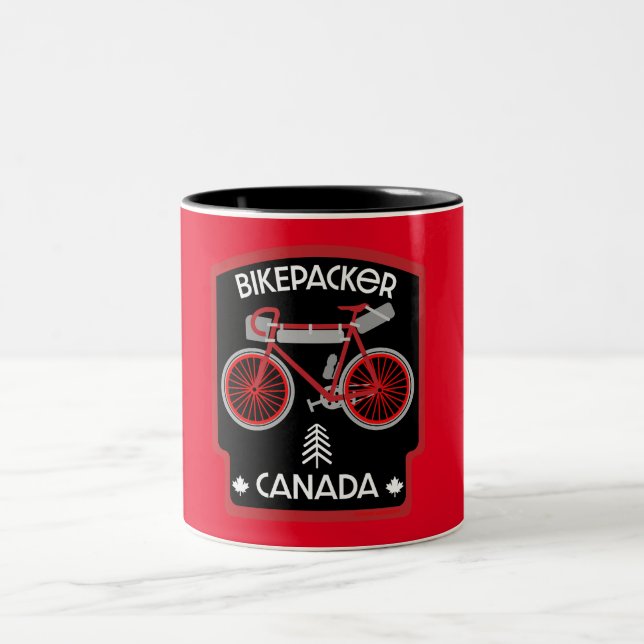 Taza Bicolor Bikepacking Canadá (Centro)