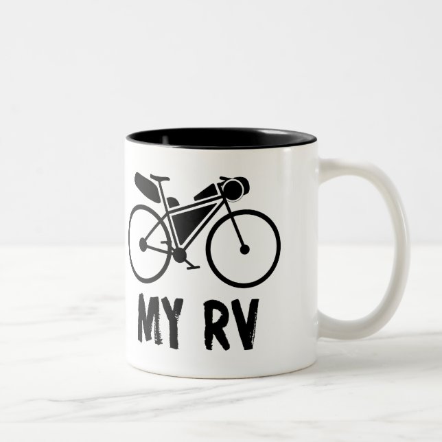 Taza Bicolor Bikepacking, mi vehículo recreativo (Derecha)