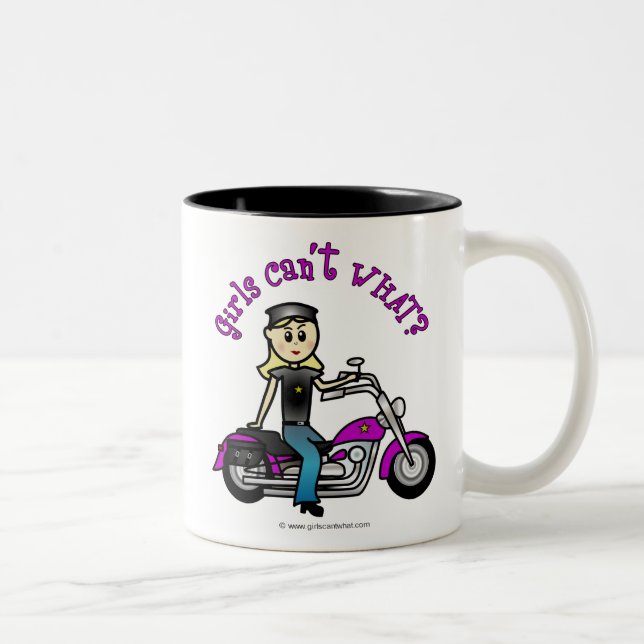 Taza Bicolor Biker rubio (Derecha)