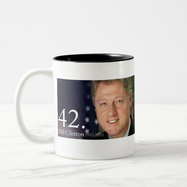 Taza Bicolor Bill Clinton (Izquierda)