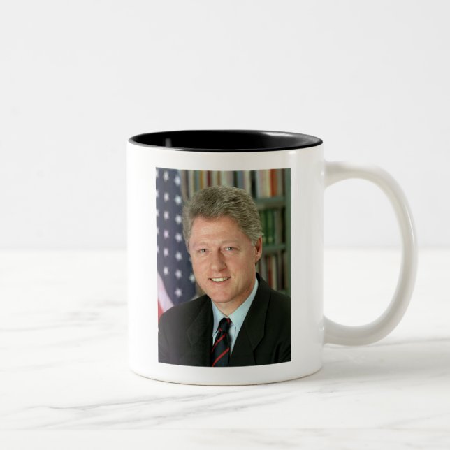 Taza Bicolor Bill Clinton (Derecha)
