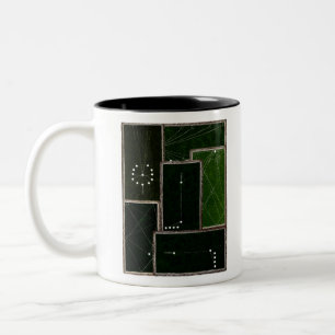 Taza Bicolor Billar Vintage Mesa de billar Mesa de billar Pisci
