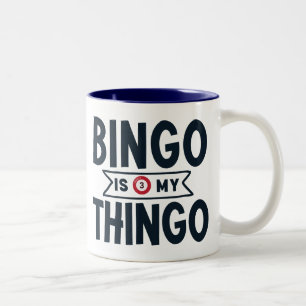 Taza Bicolor Bingo es mi pensamiento