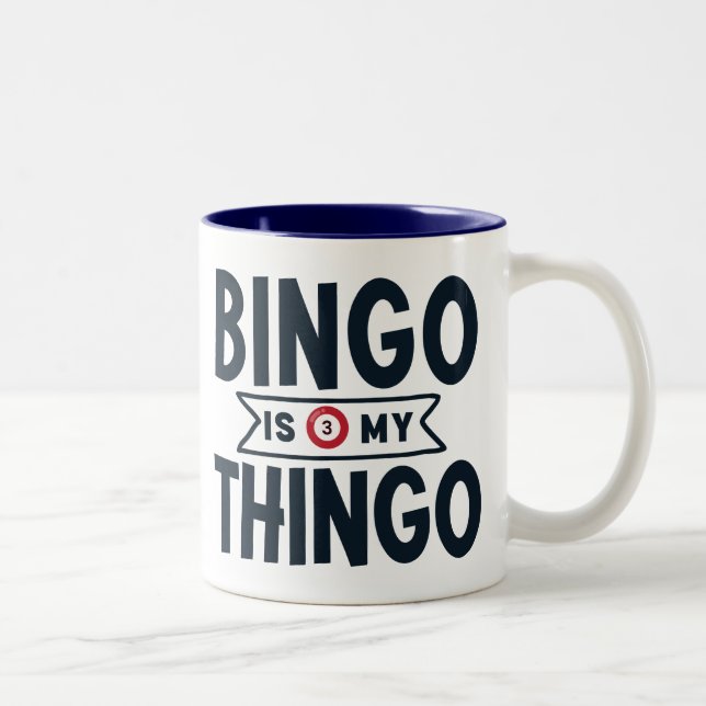 Taza Bicolor Bingo es mi pensamiento (Derecha)