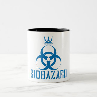 TAZA BICOLOR BIOHAZARD(青)