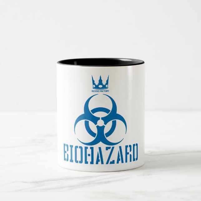 TAZA BICOLOR BIOHAZARD（青） (Centro)