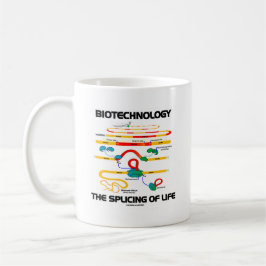 Taza Bicolor Biotecnología el empalmar de la vida (ARN maduro)