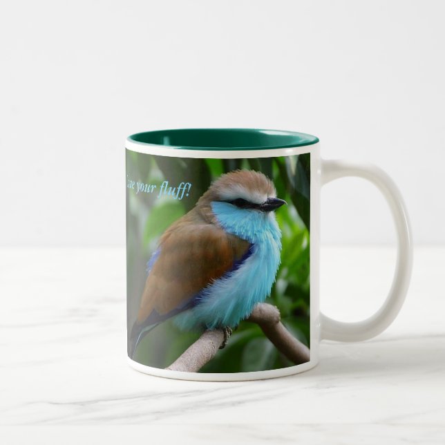 Taza Bicolor ¡bird-2, aman su pelusa! (Derecha)