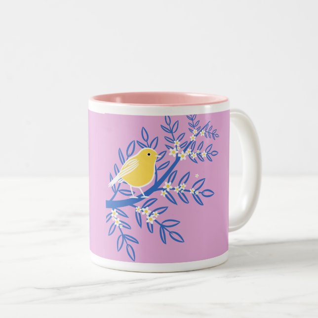 Taza Bicolor Bird Art Mugs (Anverso derecho)