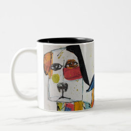Taza Bicolor Bird Dog 11oz Mug