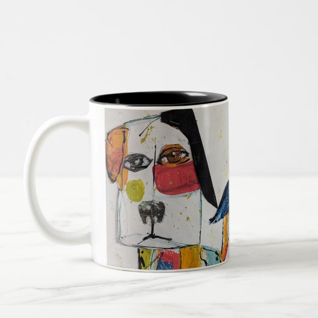 Taza Bicolor Bird Dog 11oz Mug (Izquierda)