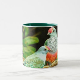 Taza Bicolor Bird green_iphone