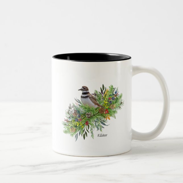 Taza Bicolor Bird Mug Killdeer (Derecha)