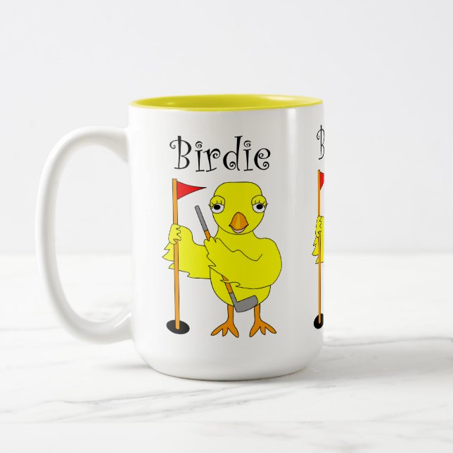 Taza Bicolor Birdie Golfer Chick (Izquierda)